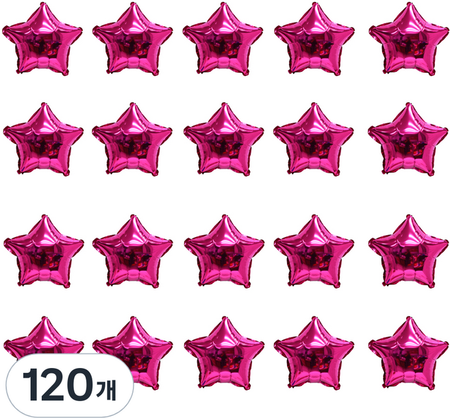 파티공구 별 은박풍선 23cm, 120개, 푸치샤