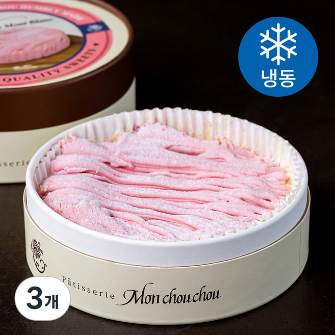몽슈슈 떠먹는 후레즈 몽블랑 (냉동), 260g, 3개