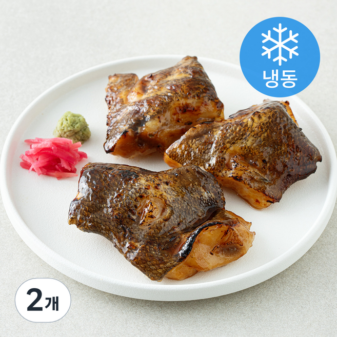 바른씨 더효탄 간장 절임 메로구이 (냉동), 2개, 300g