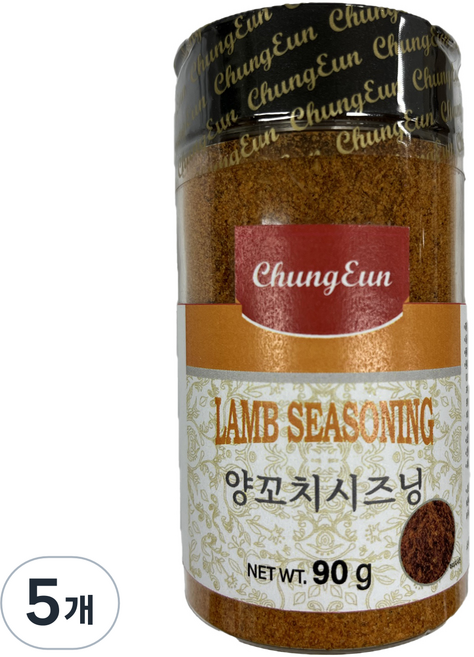 청은에프엔비 양꼬치 시즈닝, 90g, 5개