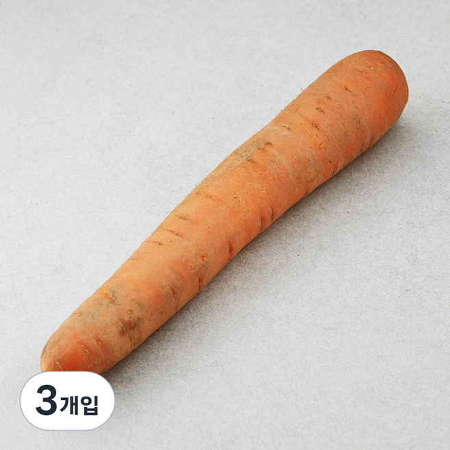 친환경 흙당근, 1개입, 3개