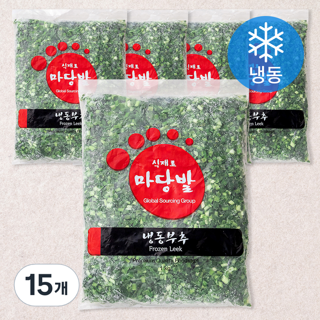 마당발 부추 (냉동), 1kg, 15개
