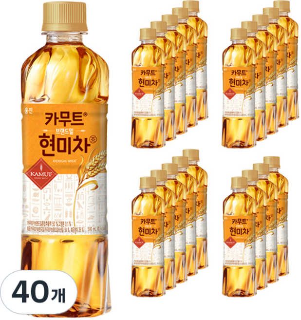 웅진 카무트 현미차, 500ml, 40개