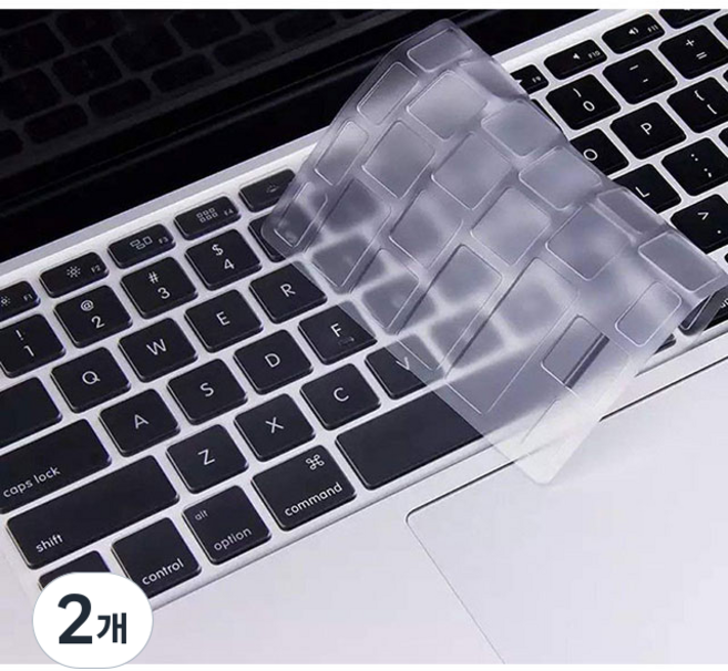 플럭스 구형 맥북 프로 13 TPU 키스킨 A1278, 투명, 2개