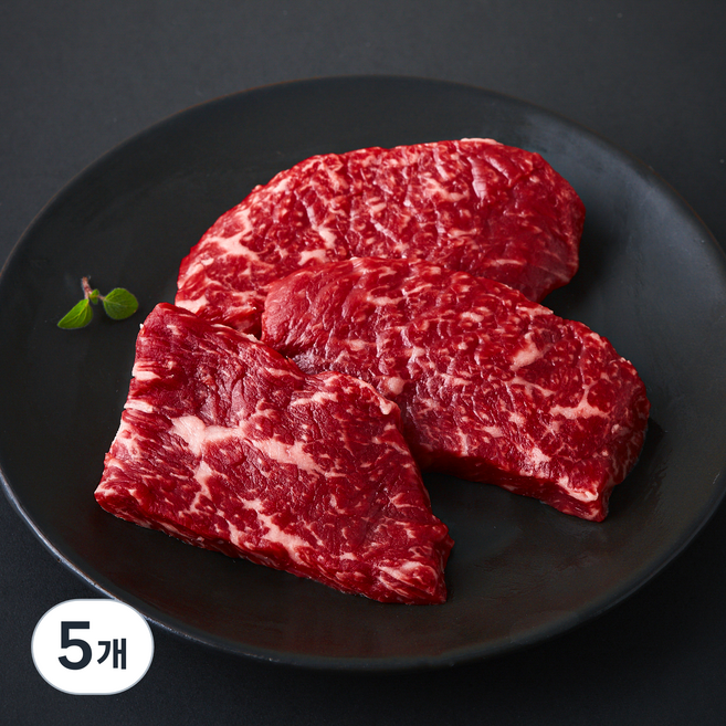 설로인 한우 키즈로인 숙성등심 1등급 (냉장), 5개, 150g