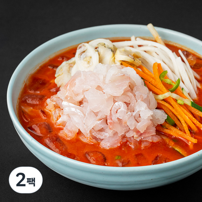 참돔 물회, 834.5g, 2팩