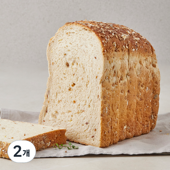 신라명과 인생곡물식빵, 420g, 2개