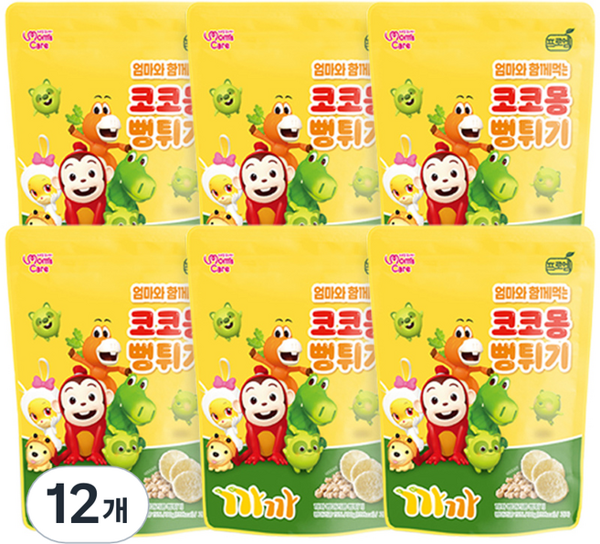 프로엠 코코몽 까까 미니 뻥튀기, 12개, 30g