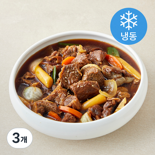 뭇나 살코기 듬뿍 소갈비찜 (냉동), 600g, 3개