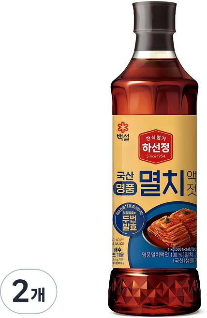 하선정 명품 멸치액젓, 1kg
