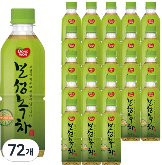 동원보성녹차, 350ml, 72개