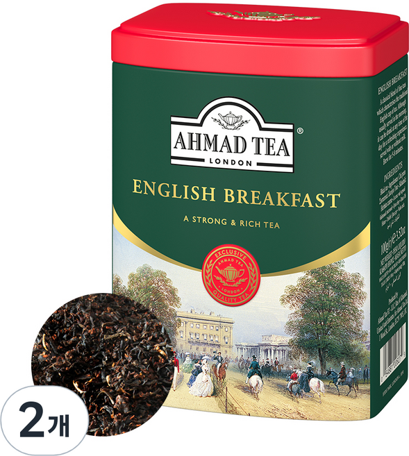 아마드티 홍차 캔, 100g, 1개입, 2개