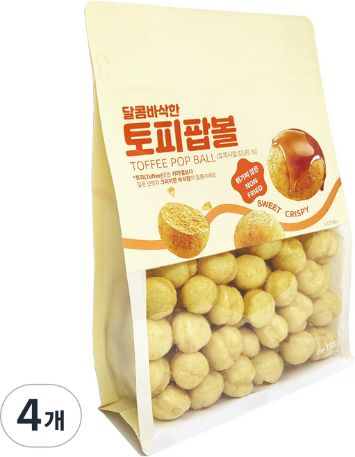 글로브 토피팝볼, 4개, 138g