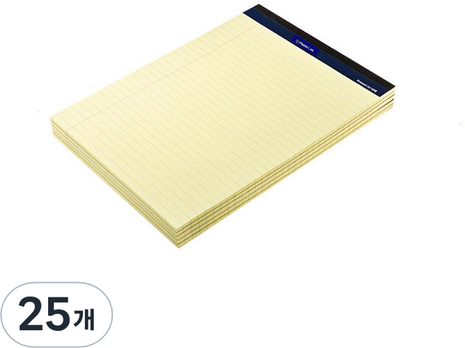 Paper Lab Legal Pad A4, 黃色, 25個