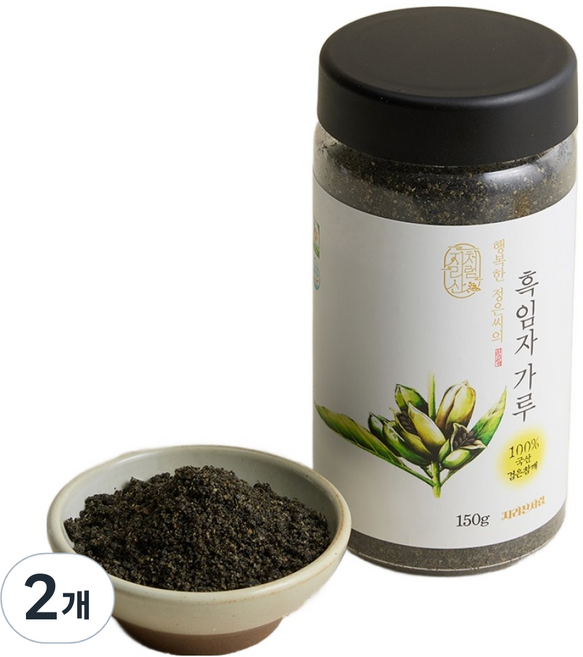 지리산처럼 흑임자가루, 150g, 2개