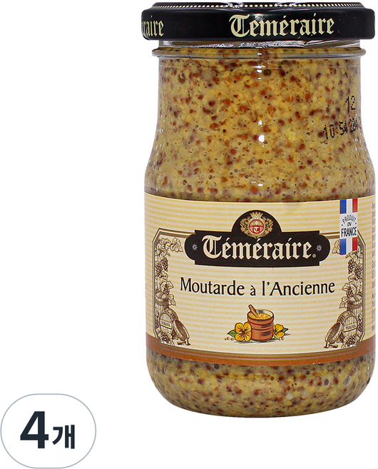 테메레 홀그레인 머스타드, 4개, 200g