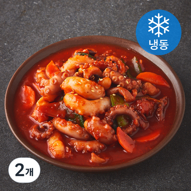 바다보소다담플러스 낙지볶음 (냉동), 2개, 400g