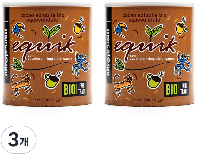 에퀵 유기농 코코아 분말, 300g, 2개입, 3개
