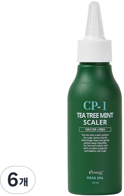 씨피원 헤드 스파 티트리 민트 스케일러, 6개, 120ml - 쿠팡