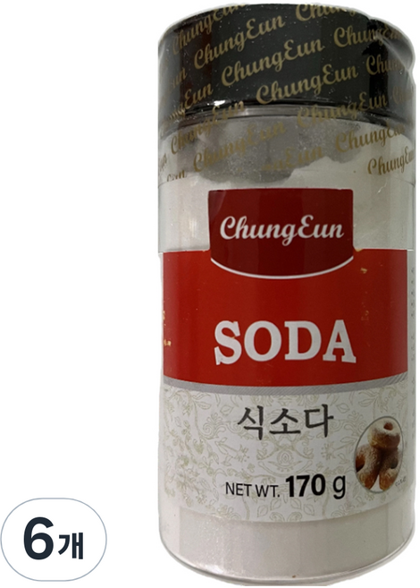 Cheongeun F&B 食用小蘇打, 6個, 170g