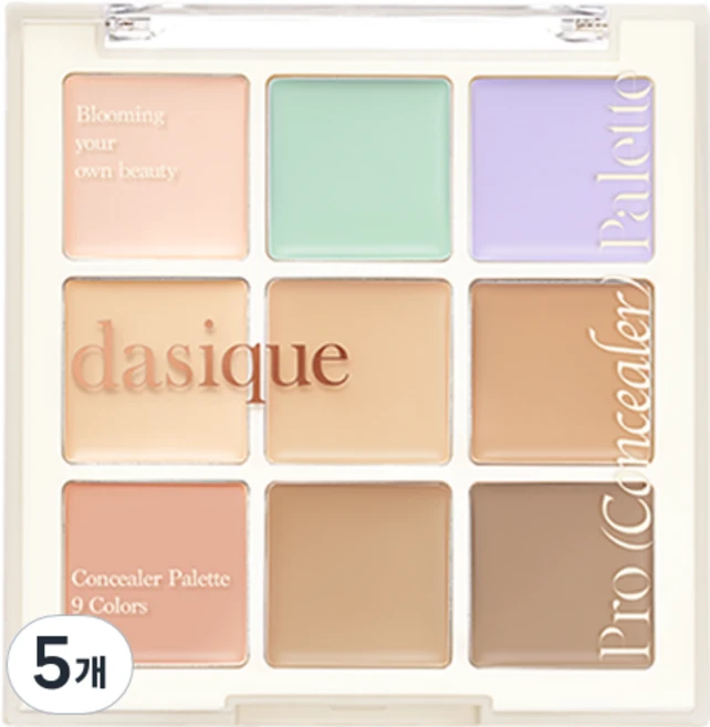 데이지크 프로 팔레트 컨실러 9g, 5개, 01 커버 - 쿠팡