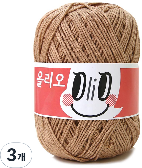 OliO 니뜨 뜨개실 70g, 754 라떼, 3개