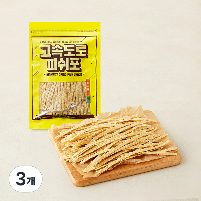 부산어포 고속도로 피쉬포, 3개, 80g