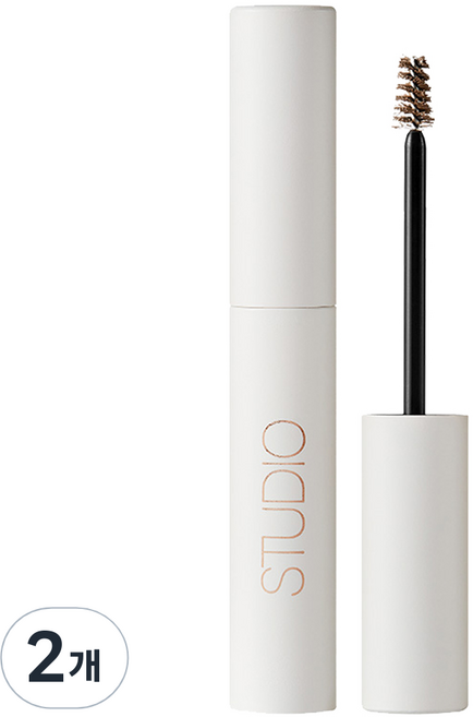 더샘 스튜디오 슬림 브로우 카라 4.5g, 02 딥 브라운, 2개