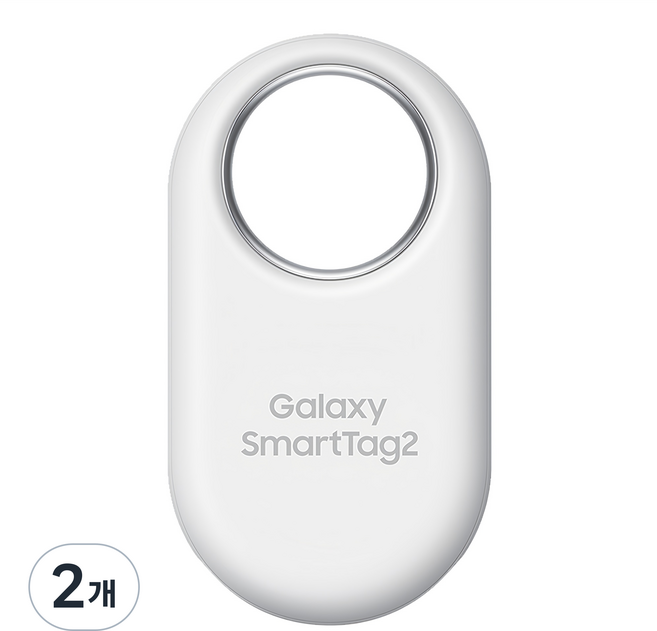 삼성전자 갤럭시 스마트태그2 위치 추적기 EI-T5600, 화이트, 2개