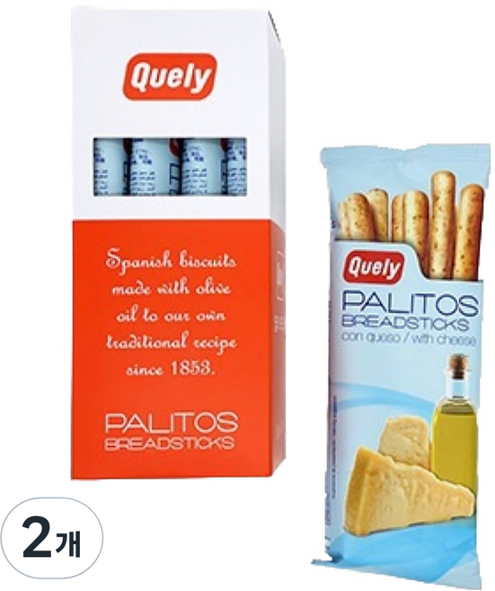 퀼리 브래드스틱 치즈, 200g, 2개