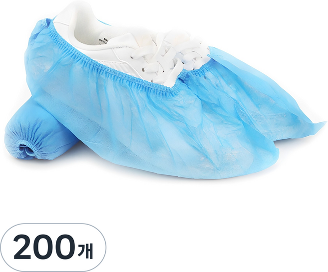 일회용 부직포 덧신, 블루, 200개