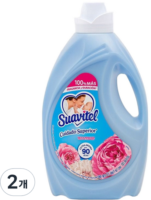 스와비텔 섬유유연제 필드플라워 본품, 2개, 3L