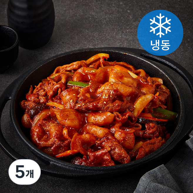 삼다돈 제주흑돼지 고추장 양념 불고기 (냉동), 300g, 5개