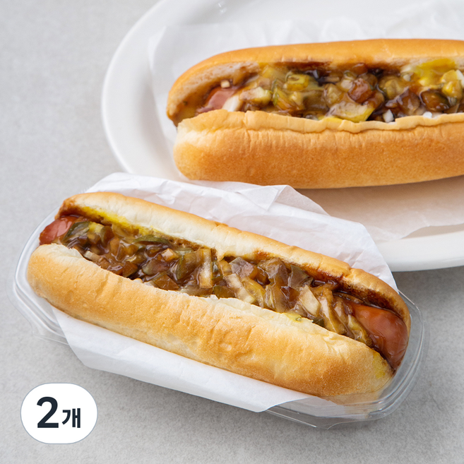 프레시오늘 원재료 듬뿍 든든한 의성마늘소시지 뉴욕핫도그 2개입, 380g, 2개