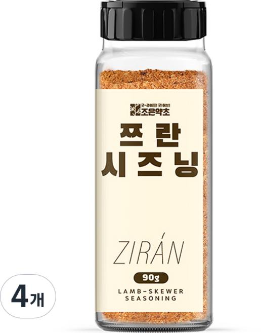 조은약초 양꼬치 쯔란 시즈닝, 90g, 4개
