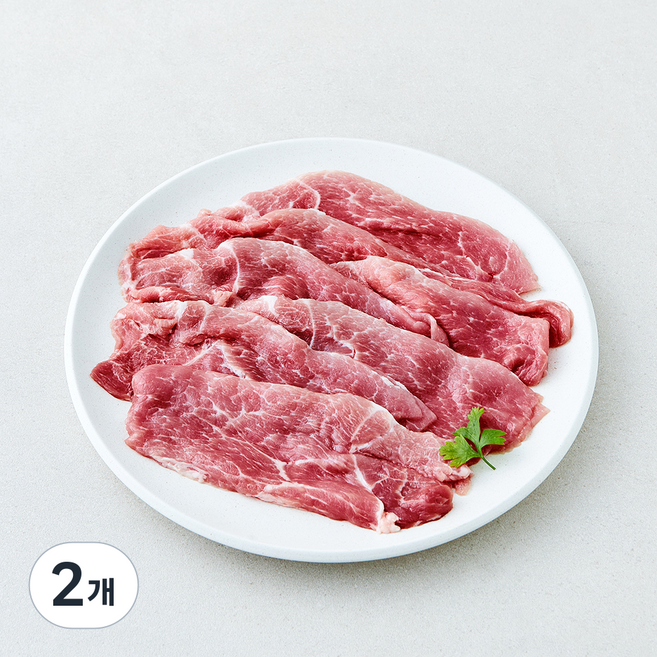 선진포크한돈 동물복지 인증 뒷다리살 불고기 (냉장), 2개, 500g