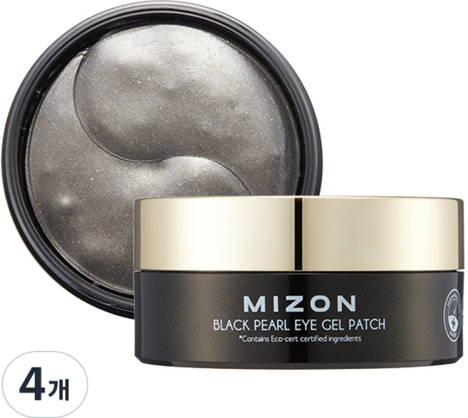 미즈온 블랙 펄 아이겔 패치, 60개입, 4개