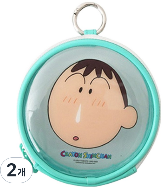 Flyingwhales 蠟筆小新 圓形收納包, 阿呆, 2個