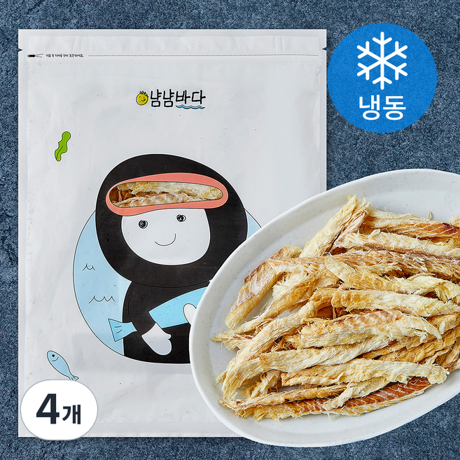 냠냠바다 황태채 (냉동), 4개, 100g