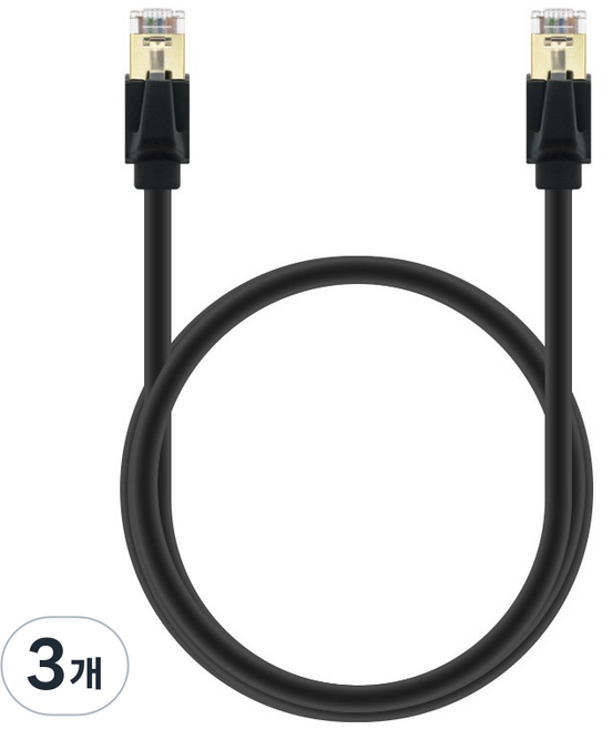Coms Direct Cat8 40Gbps 26AWG 千兆網路線 BX456, 3個