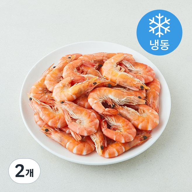 The더착한 자숙새우 (냉동), 2개, 1kg(중/40~50미)