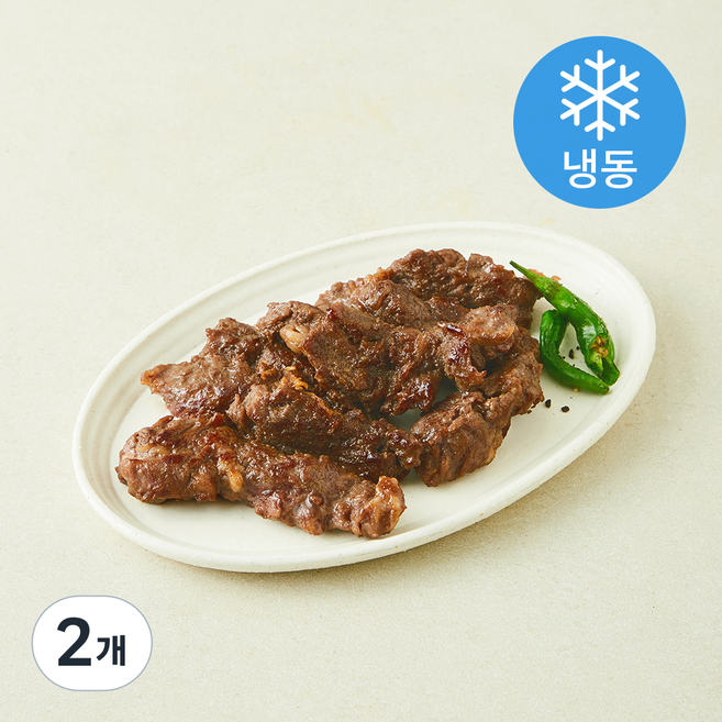 하이마블 양념 소갈비살 (냉동), 300g, 2개