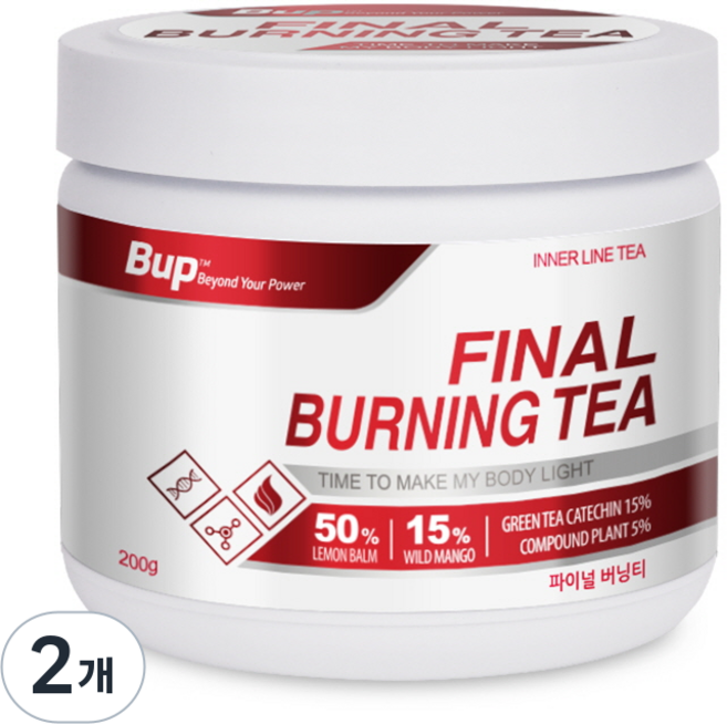 비유피 파이널 버닝티, 200g, 2개