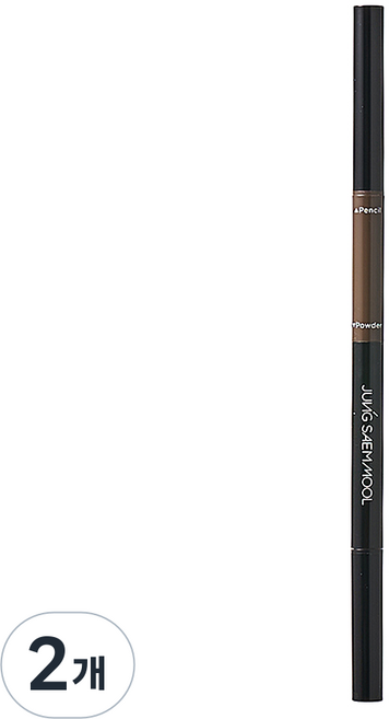 정샘물 아티스트 브로우 쉐이더 슬림, 애쉬 브라운, 2개
