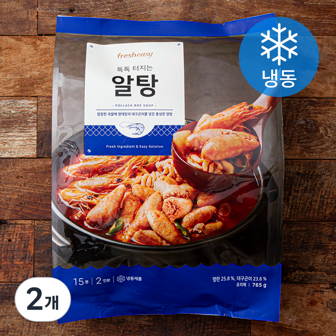 프레시지 톡톡 터지는 알탕(냉동), 765g, 2개