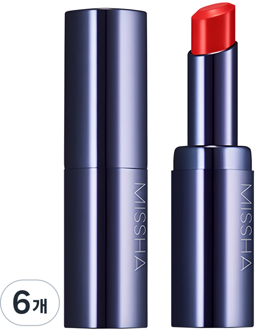 미샤 듀이 루즈 립스틱, 6개, 애플 시럽