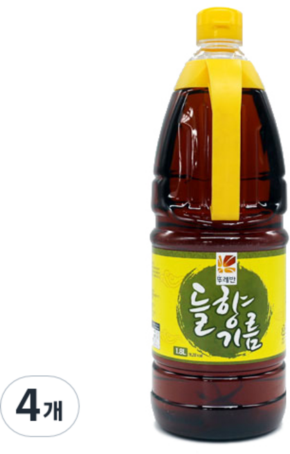 뚜레반 들향기름, 1.8L, 4개