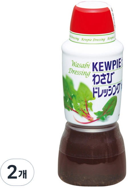 큐피 서양고추냉이 드레싱, 380ml, 2개