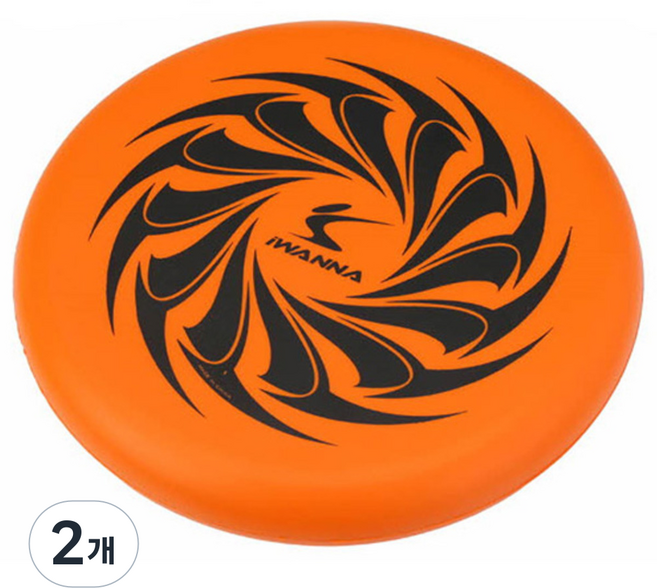 아이워너 플라잉 디스크, Orange, 2개