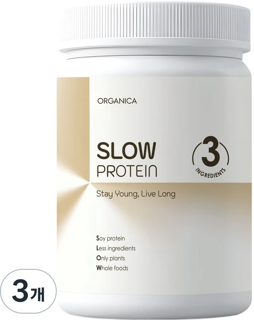 올가니카 슬로우 프로틴 시리얼, 570g, 3개 - 쿠팡